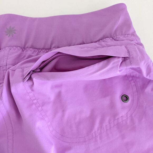 Athleta Go The Distance Thistle Purple Shorts Women's Small - Picture 7 of 12